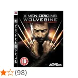 Okładka gry X-Men Origins Wolverine na PS3. Logan z wysuniętymi pazurami, gotowy do walki.