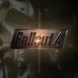 Logo Fallout 4 na tle pancerza. Sprawdź, czy Twój sprzęt spełnia fallout 4 wymagania, by przetrwać w postapokaliptycznym świecie.