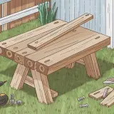 Stół z bali: Jak zbudować go samemu? Przewodnik krok po kroku