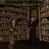W mrocznej bibliotece, Xardas wskazuje drogę do podziemnej świątyni, gdzie czeka klucz do zniszczenia Bariery.