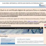 Guía para obtener certificado digital. La delegación de firma es posible desde cualquier navegador.