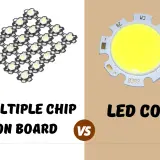 Porównanie różnych rodzajów diod Cree: Multiple Chip on Board vs LED COB.