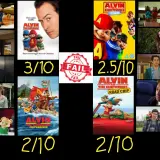 Alvin i Wiewiórki obsada: kadry z filmów i aktorzy. Wiewiórki w różnych odsłonach, oceny filmów: 3/10, 2.5/10, 2/10.