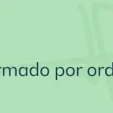 Texto "Firmado por orden". Explica qué significa p.p. en una firma: por poder.