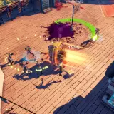 Walka z zombie na drewnianym molo, w tle tropikalna roślinność. Gracze walczą o przetrwanie w świecie Dead Island Epidemic.
