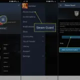 Gdzie zmienić hasło na Steam? Kliknij menu, wybierz Steam Guard, a następnie dodaj Authenticator.