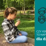 Dziewczynka pije yerba mate. Czy yerba mate od ilu lat jest odpowiednia dla dzieci?