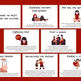 Jak reagować na hejt w internecie? 7 wskazówek dla uczniów: zachowaj dystans, nie daj się sprowokować, zgłaszaj, proś o pomoc, zachowaj dowody, sprzeciwiaj się, zadbaj o siebie.