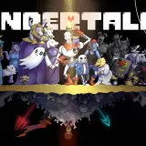 Postacie z Undertale po polsku: Sans, Papyrus, Frisk i inni bohaterowie w kolorowej grafice.