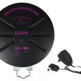 Antena DVB-T UHF+VHF do odbioru cyfrowej TV naziemnej. Zapewnia lepszy odbiór, pomagając jak wzmocnić sygnał antenowy.