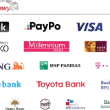 Logo Maxi Zoo obsługuje płatności PayPo, Visa, Mastercard, mBank, Santander, Blik i inne.