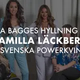 Fyra starka svenska powerkvinnor, inklusive Camilla Läckberg, samlade i en hyllning.