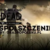 The Walking Dead: The Telltale Definitive Series spolszczenie. Lee ratuje Clementine, a na tle mostu i pociągu widać napisy.