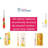 Kolorowe szczoteczki soniczne dla dzieci, analiza i ranking najlepszych modeli.