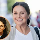 Małgorzata Pieńkowska, aktorka, w dwóch odsłonach. Wiek aktorki to tajemnica, ale jej uśmiech mówi wszystko.