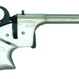 Srebrny pistolet Pedersoli, model H2435. Czeska broń bez zezwolenia, idealna dla kolekcjonerów.
