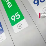 Dwa dystrybutory paliwa: jeden z napisem "Diesel B7", drugi z zielonym oznaczeniem "95 E5".