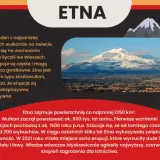 Majestatyczny wulkan Etna, jeden z najbardziej aktywnych na świecie, góruje nad włoską Sycylią. Jego potężne erupcje, choć nie w Afryce, budzą respekt.