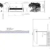 Projekt boiska do siatkówki plażowej FIVB. Wymiary, siatka, słupki, antenka i piasek o głębokości 40cm.
