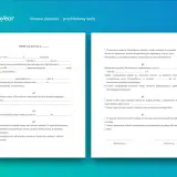 Umowa zlecenia, gdzie zleceniodawca określa zakres prac i wynagrodzenie dla wykonawcy.