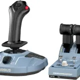Manette de vol et manette des gaz Thrustmaster pour config flight simulator 2024.