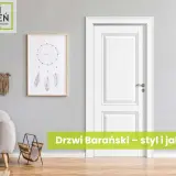 Nowoczesne wnętrze z drzwiami Barański. Styl i jakość, które docenisz.