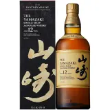 Bouteille et boîte de Yamazaki 12 ans, un whisky japonais single malt. Avis sur ce whisky Koma Fuji Gold.