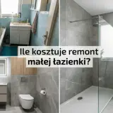 Przed i po metamorfozie łazienki. Sprawdź, jaki remont łazienki kosztuje i jak zmienić starą łazienkę w nowoczesną.