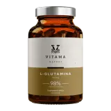Butelka suplementu diety L-Glutamina 1100mg. Dowiedz się, glutamina co to i jak działa. 120 kapsułek.