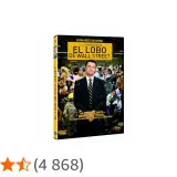 DVD-omslag för "The Wolf of Wall Street" med Leonardo DiCaprio. En av många filmer med Leonardo DiCaprio.