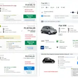 Ile kosztuje wypożyczenie samochodu na tydzień? Ceny zaczynają się od 122 zł za Fiata 500.