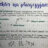 Notatki z algebry liniowej: definicja wektora zaczepionego, jego własności (kierunek, zwrot, długość), warunki równości wektorów i ich suma.