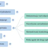 Schemat procesu reklamacji z tytułu rękojmi: podstawy prawne, przesłanki, uprawnienia kupującego, dokumentacja wad, zawiadomienie sprzedawcy, roszczenie.