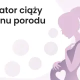 Kalkulator ciąży i terminu porodu. Sylwetka kobiety w ciąży, z sercem na brzuchu. Pomocny w obliczeniach jest kalkulator ciąży, który może wykorzystywać np. regułę Naegele.