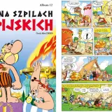 Asteriks i Obeliks na olimpiadzie. Obeliks z wieńcem laurowym, Asteriks z wieńcem laurowym.