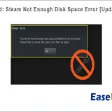 Komunikat błędu zapisu na dysku Steam: "Nie masz wystarczającej ilości wolnego miejsca na dysku".
