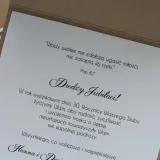 Życzenia na 15 rocznicę ślubu. "Wody wielkie nie zdołają ugasić miłości..." - tekst na zaproszeniu dla Jubilatów.