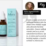 Aneta Zygmuntowicz z Wizaz.pl poleca serum nawilżające potrójny kwas hialuronowy z Miya Beauty Lab jako bazę pod makijaż.