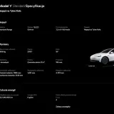 Tesla Y wymiary: długość 4797 mm, szerokość 2129 mm (z lusterkami), wysokość 1621 mm.