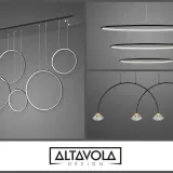 Nowoczesne lampy wiszące, w tym okręgi i łuki z kryształowymi kloszami. Energooszczędne oświetlenie, które doda elegancji każdemu wnętrzu.