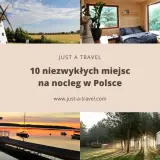 Szukasz niezwykłych miejsc, gdzie szukać noclegów w Polsce? Zobacz 10 inspiracji: od młyna, przez domki w lesie, po pływające domy.