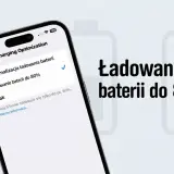Optymalizacja ładowania baterii w telefonie: ustawienie "Ładowanie baterii do 80%" wydłuża jej żywotność.