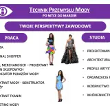 Kariera jako technik przemysłu mody: stylista, projektant, organizator pokazów. Możliwości pracy i studiów.