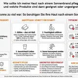 Was kann man gegen Sonnenbrand machen? Kühlen, Feuchtigkeit zuführen, viel trinken und Sonne meiden. Leichte Pflege ist wichtig.