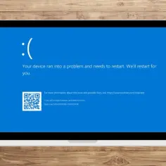Laptop z niebieskim ekranem śmierci Windows 11. Problem z procesorem, jak fix slow computer windows 11.