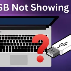 Laptop i pendrive z czerwonym znakiem zapytania. Jak odczytać pendrive na laptopie, gdy nie jest widoczny?