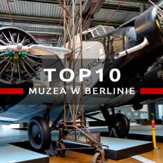 Stary samolot w muzeum lotnictwa, część listy TOP 10 muzeów w Berlinie.