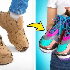 Kreatywne buty z kartonu krok po kroku. Zabawa dla dzieci, która zachwyci każdego