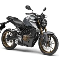 Nowy motocykl Honda CB125R w kolorze szarym. Sprawdź honda motocykle cennik i znajdź swój wymarzony model.
