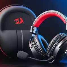 Słuchawki gamingowe Redragon z etui. Idealne do rankingu słuchawek gamingowych, zapewniające immersję w grze.